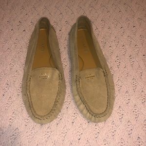 Coach Beige Flats